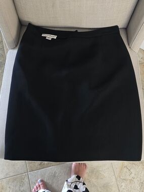 bebe Black Sleek High-Waist Pencil Skirt